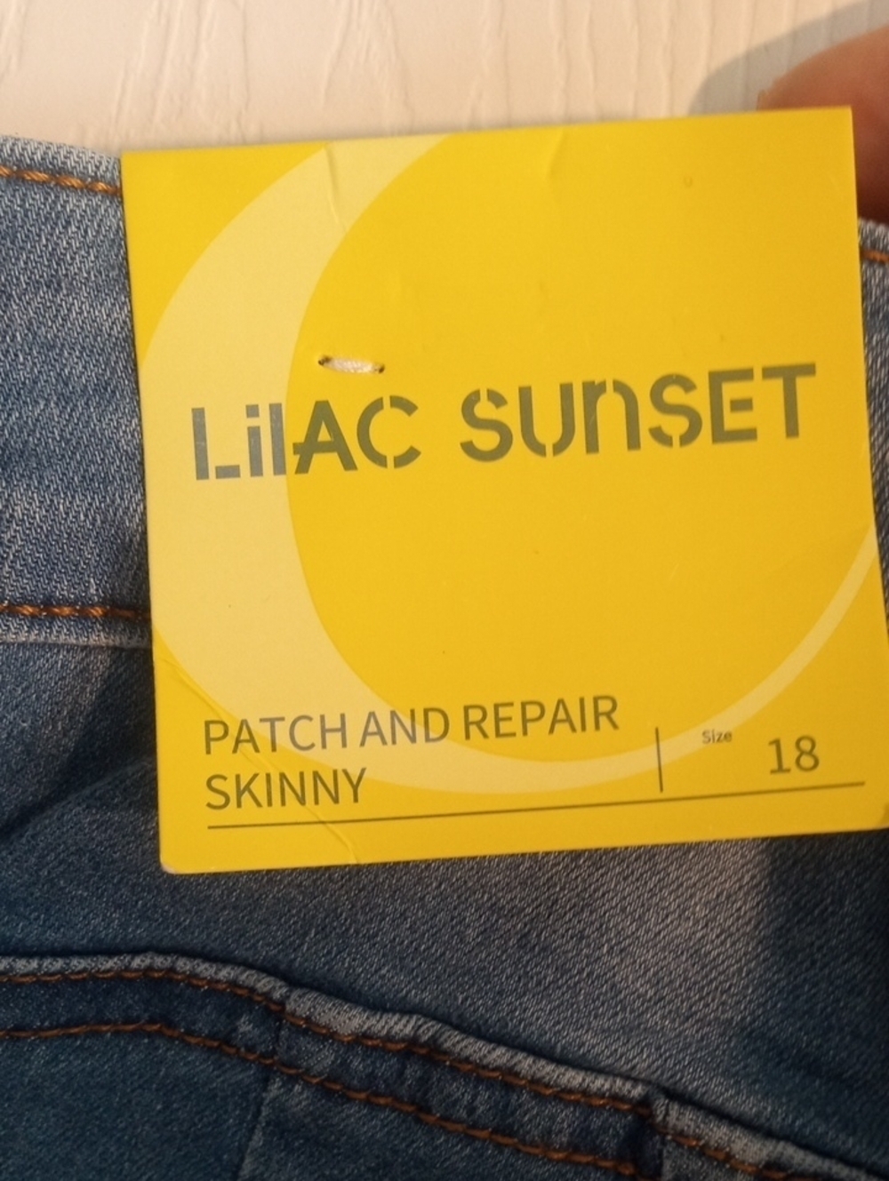 LILAC SUNSET SKINNY JEANS - Picture 12 of 12